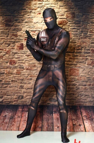 Costume uomo swat morphsuit - costume,