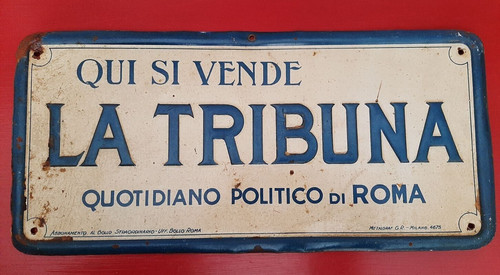 Tribuna insegna - "la, tribuna"
