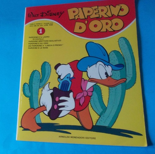 Paperino oro 1 - nr., del