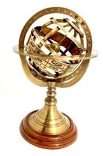 Mappamondo sfera armillare