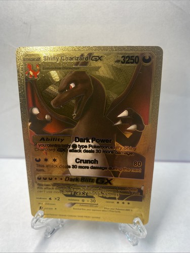 Shiny charizard gold foil - shiny,