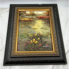 Dipinto olio originale lily - olio,