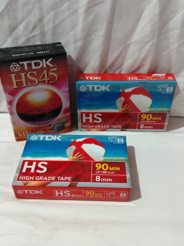 Tdk 8mm hs45 vhs - -,