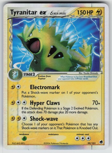Tyranitar 101 holo - 99/101,
