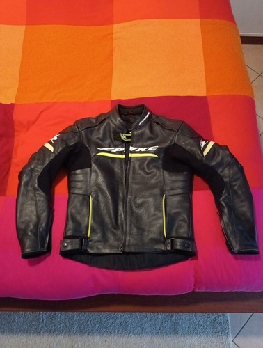 Giacca moto spike pelle ottimo - giacca,