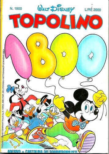 Topolino libretto 1800 - topolino,