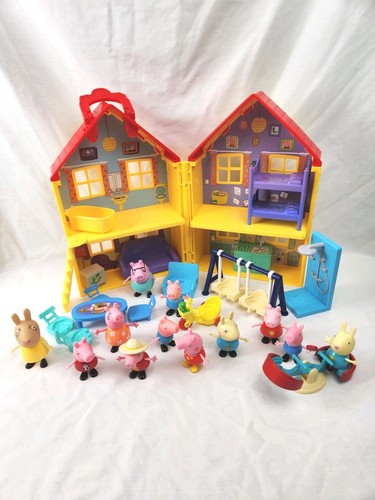 Peppa pig yellow - peppa, house