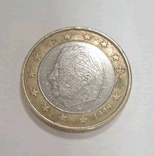 Moneta euro belgio 1 - da,