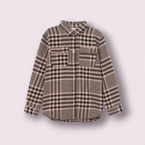 Giacca camicia twill di - in,