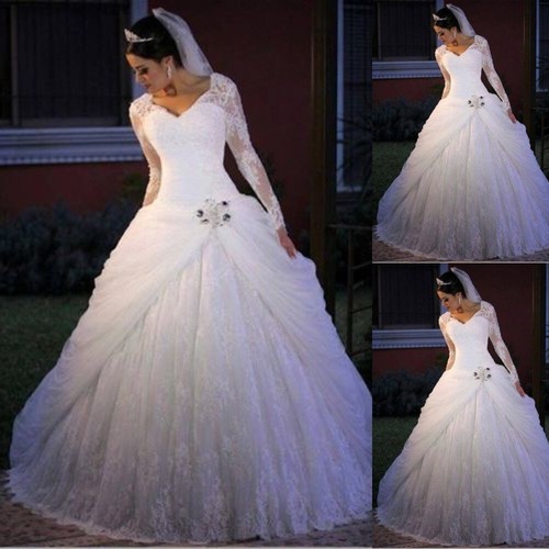 White ivory lace - white, vintage