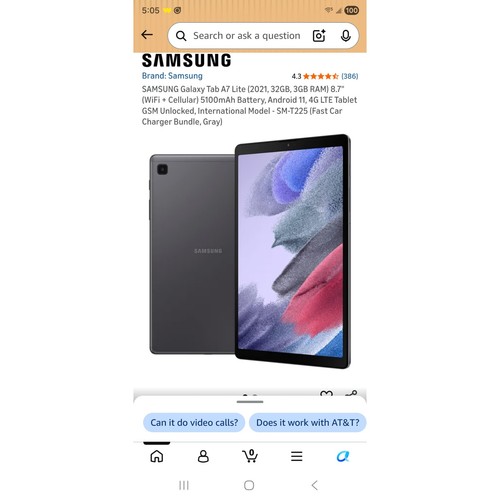 Samsung galaxy tab - tab, a7