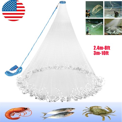 10ft pesca cast net esca - cast,