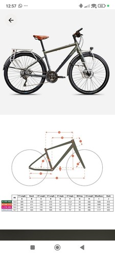 Bici cicloturismo taglia m - bici,