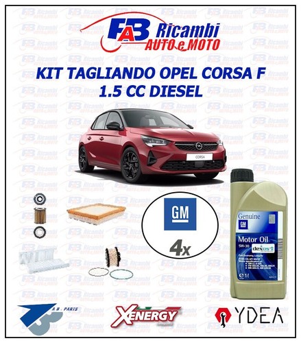 Kit tagliando opel corsa - kit, f