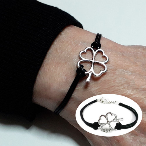Bracciale quadrifoglio - bracciale,