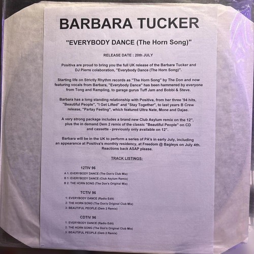Barbara tucker everybody - barbara, tucker　everybody