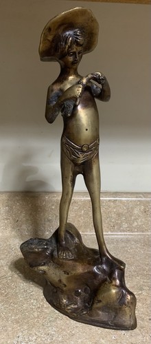 Scultura ottone stile - in,