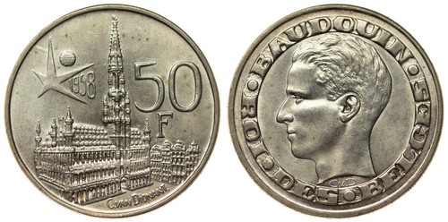 Belgio franchi 1958 - belgio,