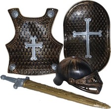 Set cavaliere medievale - set,