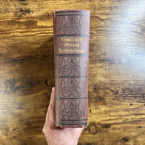 Antique 1896 goffine - goffine's, devout