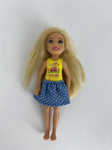 Barbie happy camper giallo top - camper,