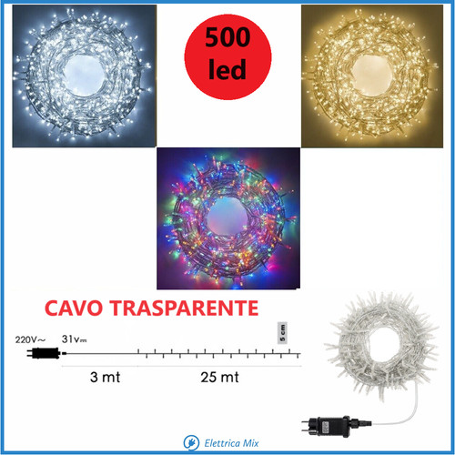 Catena luminosa luci - luci, natale