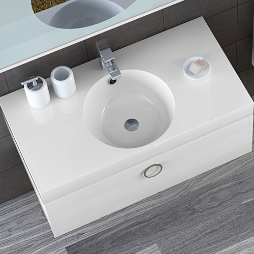 Lavabo marmo artificiale - cm,