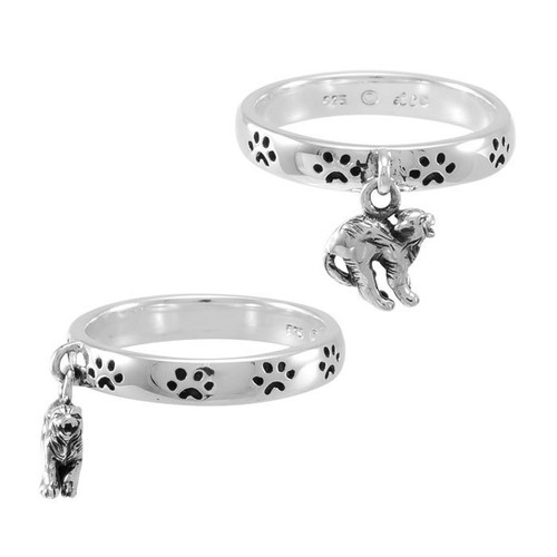 Gatto zampa 925 - zampa, argento