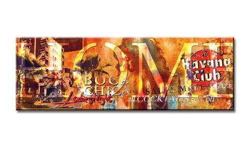Quadro tela 120x40cm - quadro, home