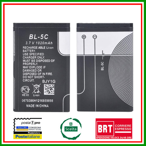 Batteria per nokia 1208 - batteria,