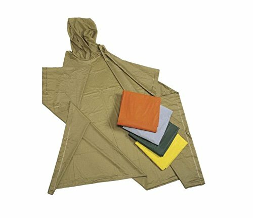 Poncho impermeabile ocra - poncho,