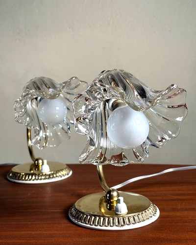Coppia abatjour ottone - di, e