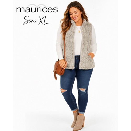 Gilet maurices grigio - maurices, sherpa