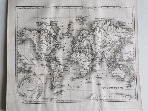Antica mappa prima meta - antica, meta'