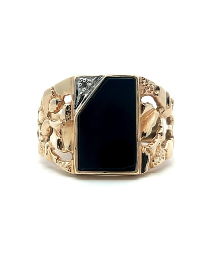 Anello pepita onice - , e