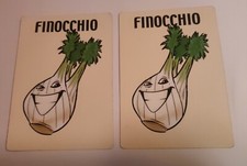 Mercante in Fiera coppia di carte FINOCCHIO