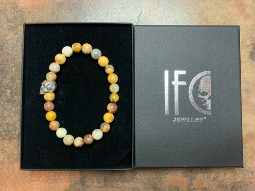Bracciale perle pietra agata - pietra,
