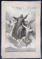Stampa antica litografia 1870
