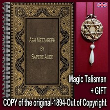 Antique Book Alchemy Kabalah Cabalistic Kabala Zohar Hebrew Grimoire Manuscript