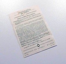 BUGIARDINO POLAGIN SUPPOSTE ANTIREUMATICO DE ANGELI MILANO ANNI 50/60 L0826S10