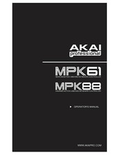Akai MPK61 MPK88 Owners