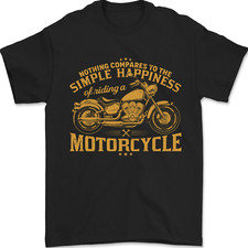 Simple Happiness Biker Moto