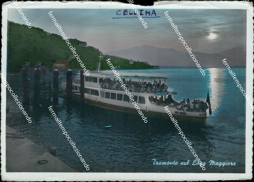 Ch193 cartolina tramonto sul - ch193,
