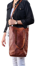 Borsa A Tracolla In Vera Pelle