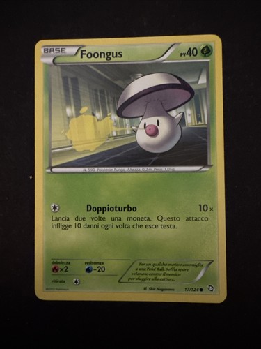 Carta pokemon foongus - carta,