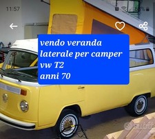 tenda ORIGINALE veranda camper t2 volkswagen 