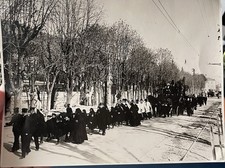 Fotografia Regno d'Italia - Corteo funebre 23 x 17 cm
