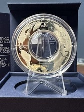 Moneta 10 euro Viaggio della Nave Amerigo Vespucci 2025 RARISSIMA  FDC UNC