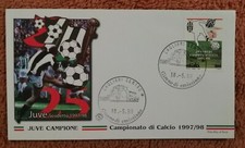 6510 BUSTA PRIMO GIORNO JUVENTUS CAMPIONE D'ITALIA 1997 1998 