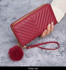 Portafoglio donna clutch con
